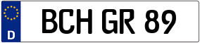 Truck License Plate
